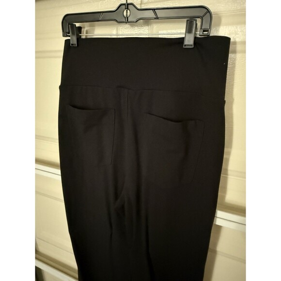 CAbi Chance Wide Leg Pants Style 1208 Black Pull On Stretch Dressy Size L - Picture 5 of 13